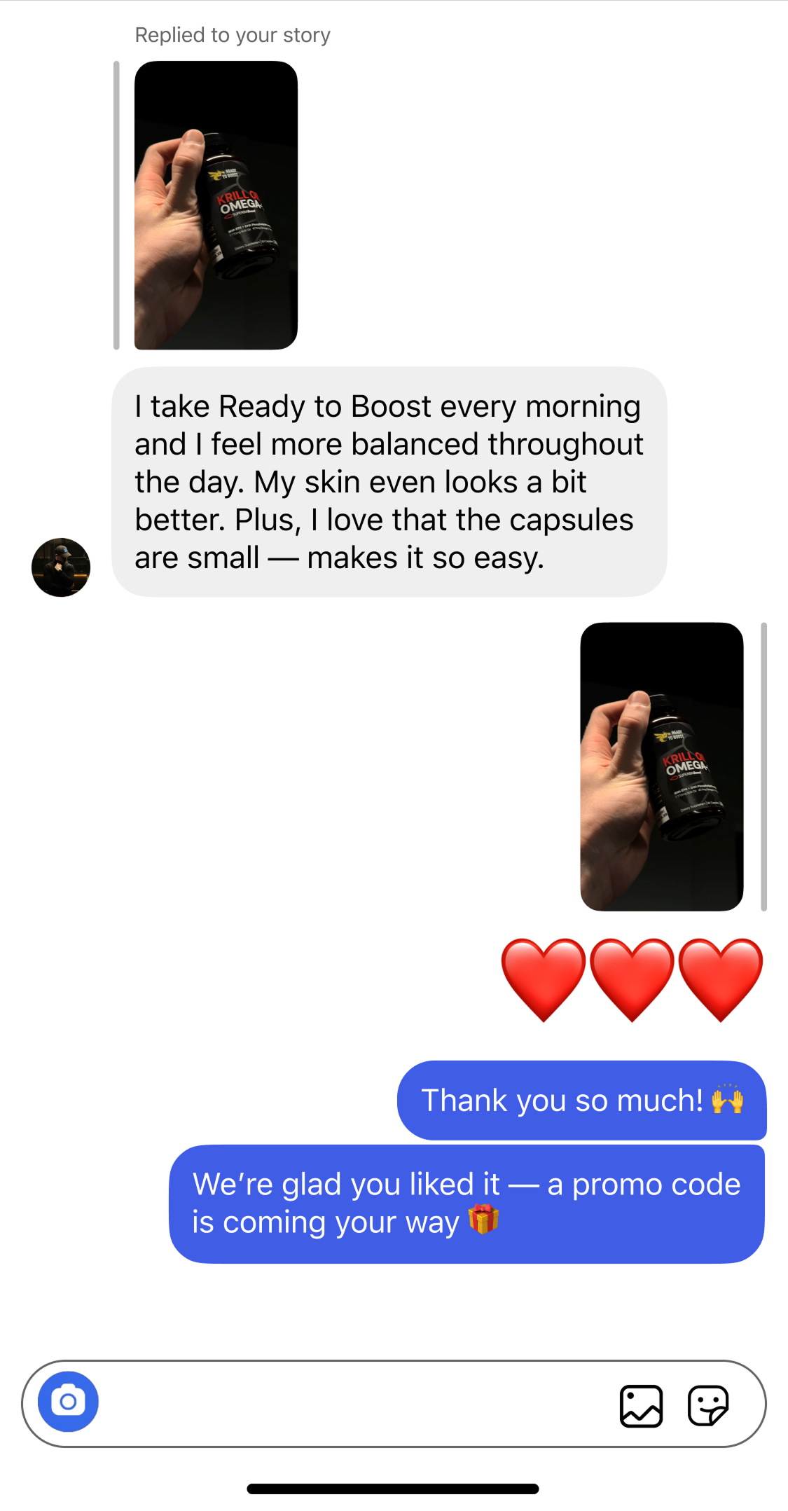 Ready to Boost відгук про Омега 3